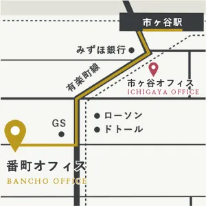 市ヶ谷方面より